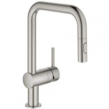 Grohe Minta - Grifo de cocina 1/2, color supersteel