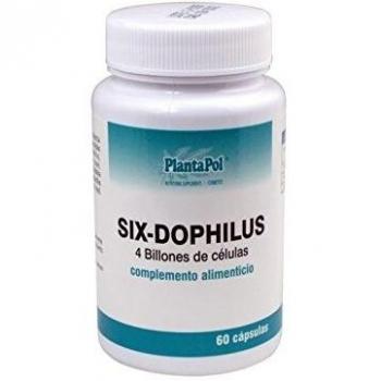 Six Dophilus Forte - Suplemento Probiótico de Plantapol con 60 Cápsulas