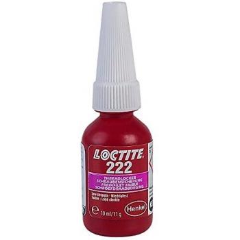 Fijador de Tornillos Loctite 222, Baja Resistencia, 10ml