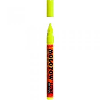 Marcador Permanente One4All 127HS - 2 mm - Fluorescente Amarillo Neón Recargable