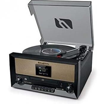 Sistema HiFi con Tocadiscos y Pantalla TFT - CD/USB/AUX/FM/DAB/DAB+ - 33/45/78 RPM MT-110DAB