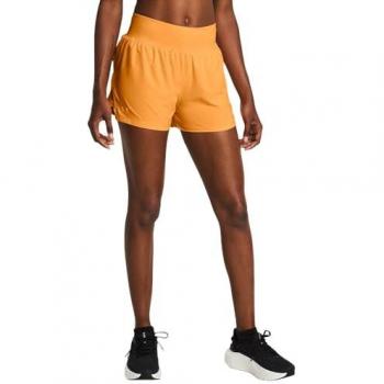 Pantalón corto Under Armour Run Stamina 3'' naranja mujer - M