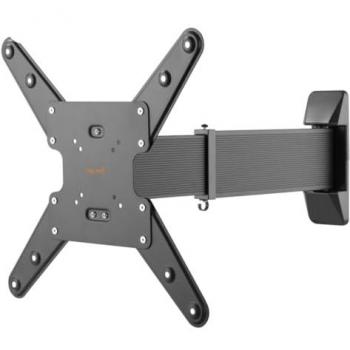 Soporte de pared extraíble para TV LCD 23'' - 55'' (58 - 140 cm) con función telescópica, inclinable y giratoria