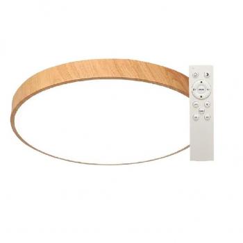 Plafón LED Andra Redondo 30W 3000K-6500K Regulable Efecto Madera