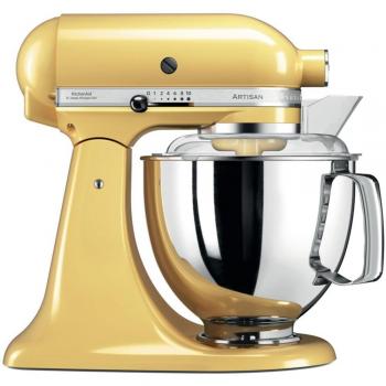 KitchenAid Robot de Cocina Artisan, Acero Inoxidable, 10 Velocidades, Majestic Yellow