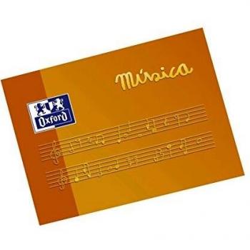 CUADERNO DE MÚSICA OXFORD GRAPADO DIN A5 5 PENTAGRAMAS 4MM 100104854