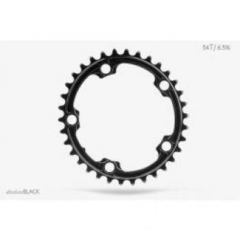 Absolute Black 34T Oval Chainring 110BCD 5-Bolt Spider Mount Premium Race (Not for Sram)