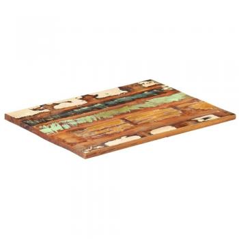 Tablero de mesa rectangular de madera maciza 80x80 cm 25-27 mm