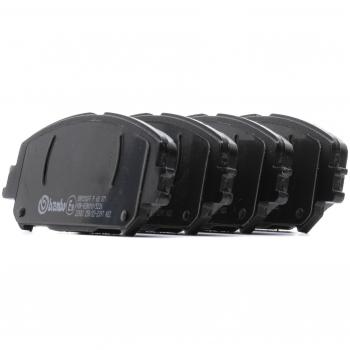 BREMBO Juego de 4 pastillas de freno P 68 071 para RENAULT Mégane, Scénic, Espace, Talisman, Captur y MITSUBISHI ASX