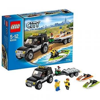 LEGO City 60058 4x4 de Transporte con Motos de Agua