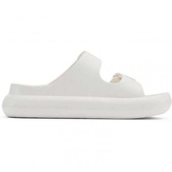 Sandalias de mujer Duuo Eva Curvi Beige con doble hebilla y diseño monocolor