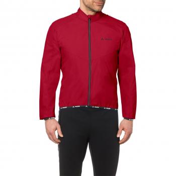 VAUDE Men's Air Jackett II – Cortavientos de ciclismo para hombre – Chaqueta de ciclista ultraligera – Color rojo, talla S