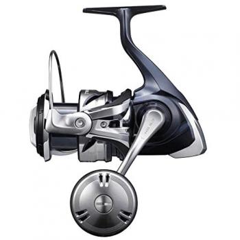 Carrete de Spinning Shimano Twin Power SW HG 5000 - 420g - Relación de engranaje 5.7:1 - Recogida 97cm - Capacidad de freno 13Kg