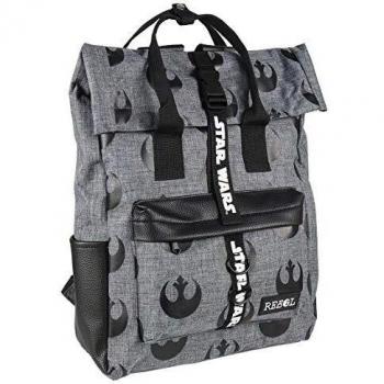 CERDÁ LIFE'S LITTLE MOMENTS - Mochila Casual Travel de Star Wars de Color Gris - Mochila 42 cm | Licencia Oficial Disney Studios, Infantil