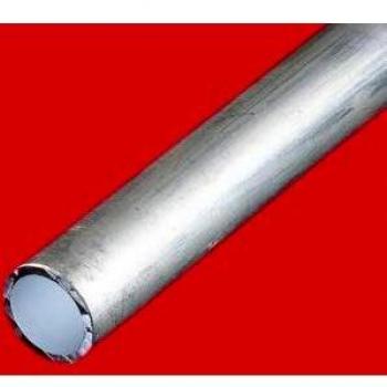 Tubo de aluminio redondo 20 mm, grosor 2 mm, longitud 4 metros