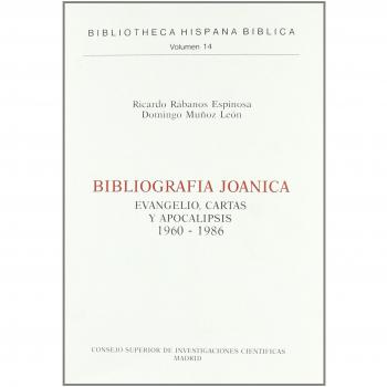Bibliografía joánica: Evangelio, Cartas y Apocalipsis