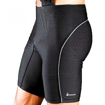 Vulkan Sportline Pantalones Cortos Ligeros, Hombre, Negro, XS