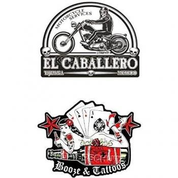 466 King Kerosin/Skullsports Set < El Caballero > pegatina/STICKER