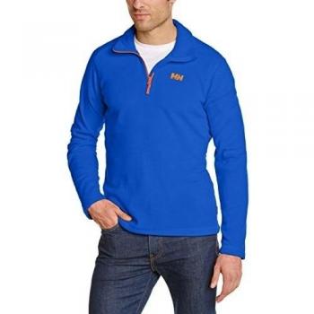 Helly Hansen Daybreaker 1/2 Zip Fleece - Sudadera polar para hombre, color azul, talla M