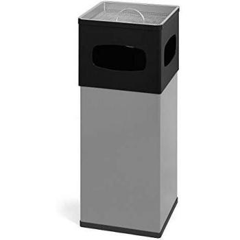 Cenicero Combinado de Aluminio 50 Litros con 4 Aberturas y Diseño Abierto