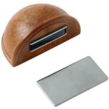 Brinox B78260Z - Tope retenedor con imán, 4,8 x 3,3 x 2,5 cm, Color Madera
