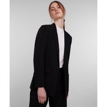 Americana Pieces Bossy Negro - Blazer de mujer con solapas y bolsillos elegante
