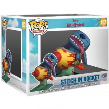Funko Pop! Rides Disney Lilo Y Stitch Figura de Vinilo Stitch en Cohete