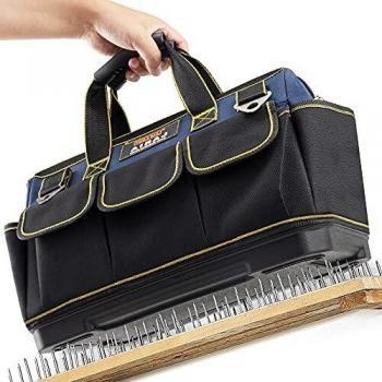 AIRAJ 42*23*29CM Bolsa De Herramientas Multifunción, Bolsa De Herramientas Impermeable De Boca Ancha En La Parte Superior, Adecuada Para El Hogar, Carpintería, Electricista, Personal De Mantenimiento
