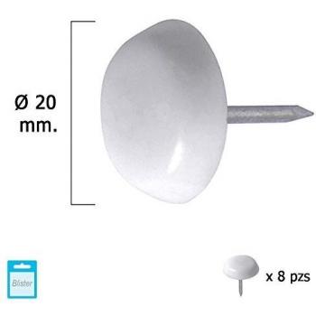 MAURER 5130120 Deslizante Grande Blanco Ø20