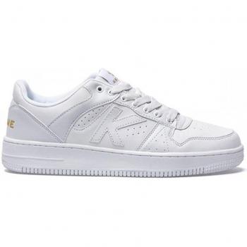 Kelme Unisex Retro Basketball Sneakers - White Leisure Trainers