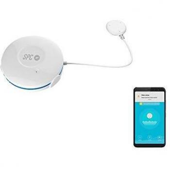 SPC Eluvio – Sensor Fugas de Agua Inteligente Wi-Fi Compatible con Google Home y Amazon Alexa, Blanco