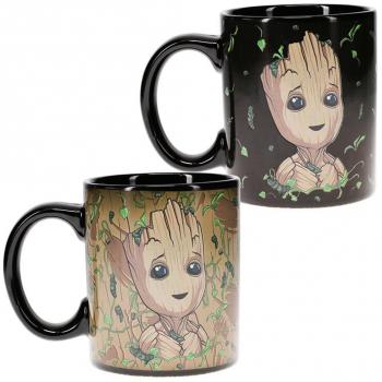 Taza Térmica Cambia Color Groot Guardianes de la Galaxia 300ml Marvel Paladone