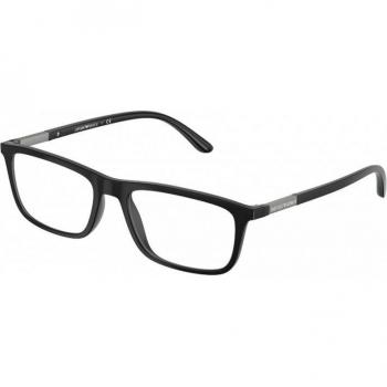 Emporio Armani EA4160 50421W Man Square Black Sunglasses