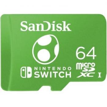 SanDisk microSDXC 64 GB con licencia para Nintendo Switch