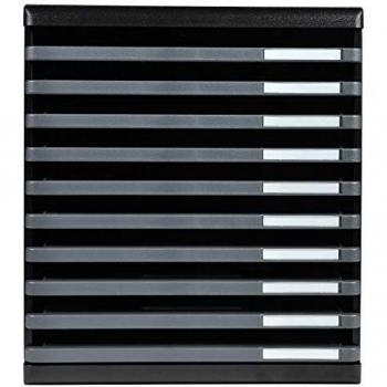 Exacompta Ecoblack A4+ - Modulo con 10 cajones, color gris