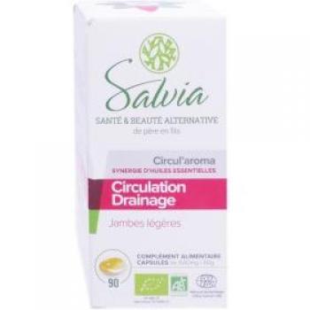 Salvia Circul'Aroma 90 cápsulas - Suplemento alimenticio natural para la circulación, formulado con ingredientes bio y de alta calidad