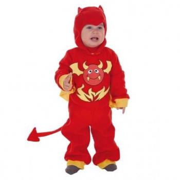 Disfraz para Bebés Diablo Rojo 18 Meses (2 Piezas)
