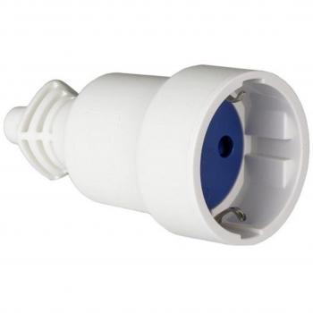 Base Aérea Bipolar 16A 250V Caucho Blanco