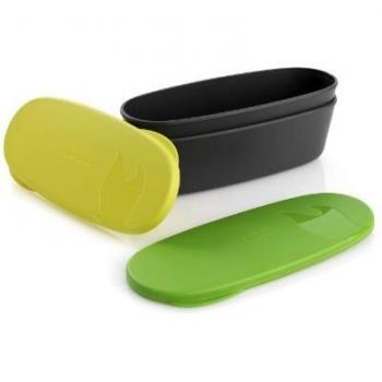 Light My Fire Snapbox Oval Caja Multifuncional, Lime/Verde, M