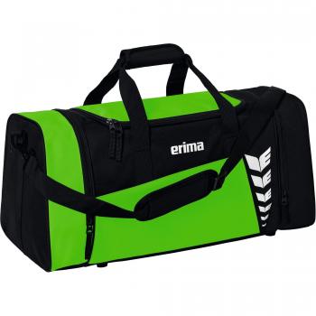 Erima Bolsa de Deporte Six Wings 28L, Color Verde/Negro, Tamaño S