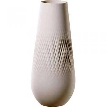 Villeroy & Boch 10-1681-5515 Collier Blanc Jarrón Carré No. 3, Porcelana, Blanco, Alto