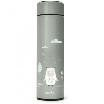 Termo Infantil Digital 500 ml Verde Salvia con Sensor de Temperatura