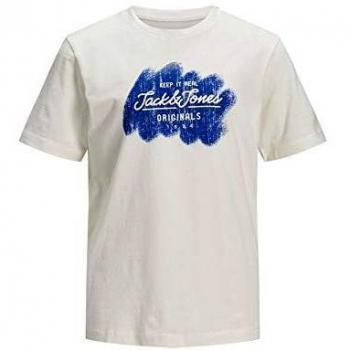 Camiseta JACK&JONES Niño 8A Blanco 12172450 JORTORINO tee SS Crew Neck JR