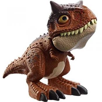Figura ARTICULADA Dinosaurio Jurassic World BEBÉ Carnotaurus MORDEDOR con Sonidos.