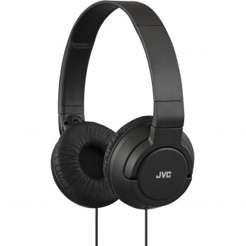 JVC HA-S180-B-E - Auriculares de Diadema Cerrados con Cable de 1,2m. Sistema Deep Bass. Color Negro.