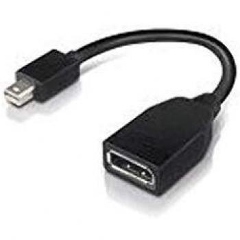 Lenovo 4X90L13971 Mini-DisplayPort DisplayPort Negro Adaptador de Cable - Adaptador para Cable