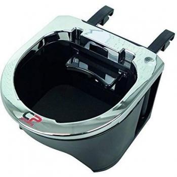 Soporte Doble para Latas de 90 mm Color Negro para Auto