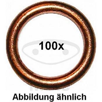 Arandelas de cobre para tapón de drenaje de aceite DRESSELHAUS 4608/000/17 6x10x1,5