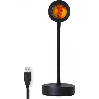 Lámpara LED Atmosfera USB Rotable Efecto Sol 360° SUN Effect Projects