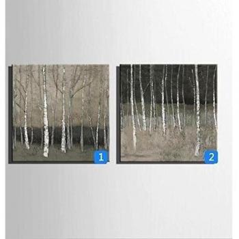 ZSH Deadwood bosque pintado a mano pintura al óleo, pinturas decorativas, sala estudio de pintura decorativas , 2
